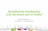 PowerPoint Presentation - RFI România...Ai fost vreodata atat de distras (din varii motive), incat sa pierzi controlul masinii, chiar si pentru o secunda? (10357) 79.04% Dar de cateva