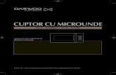 CUPTOR CU MICROUNDE - Daewoo Electronicsdaewooelectronics.co.uk/media/manual/KQG8A8RM_RO_Manual.pdf · 2016. 1. 25. · Œnainte de a folosi cuptorul este recomandat„ citirea instruc˛iunilor