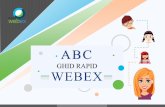 GHID RAPID WEBEX ABC Ghid rapid Webex.pdfABC Ghid rapid pentru profesori 3 Crearea unui cont Webex 4 Conectarea la contul Webex și instalarea aplicației Cisco Webex Meetings 6 Planificarea
