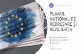 PLANUL NAȚIONAL DE REDRESARE ȘI REZILIENȚĂ · 2020. 11. 26. · 2016 –Master Planul General de Transport: document strategic pentru dezvoltarea infrastructurii 2020, Iulie –Planul