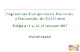 a Cancerului de Col Uterininsp.gov.ro/sites/cnepss/wp-content/uploads/2016/01/...decesele prin cancer de col uterin au avut loc în ţări în curs de dezvoltare: 60.100 de decese