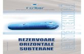 Carte tehnic - Rezervoare orizontale subterane alb tipar ...foseeco.ro/resources/docs/carte-tehnica-rezervoare... · Norme europene respectate în proiectarea rezervoarelor Garanţie