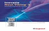 Inovaţie Noul Viking 3 - Legrand...cu pas 6 se câştigă un spaţiu pentru blocurile cu pas 5) Punţile şi marcajul sunt perfect vizibile Dimensiuni optimizate Caracteristici electrice