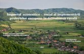 Impactul economico social al implementării€¦ · Maria Elena Rogojan 2020 Impactul economico –social al implementării proiectelor europene în dezvoltarea rurală. AGENDA PREZENTĂRII