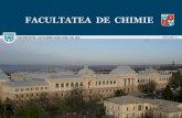 FACULTATEA DE CHIMIE...2018/01/31  · •Chimia apei şisolului •Managementul calităţiiîn analiza chimică Oferă posibilitatea aprofundării cunoștințelor din domeniul chimiei
