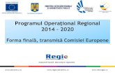 Programul Operaţional Regional - Alba24alba24.ro/wp-content/uploads/2015/06/Prezentare-POR-2014...achiziționarea de servicii tehnologice specifice, inclusiv consultanță specializată