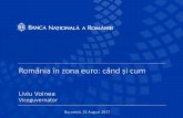România în zona euro: când și cum€¦ · PIB depășește ritmul de creștere al datoriei; iar în valori absolute doar dacăse înregistreazăsurplus bugetar primar (cheltuielile