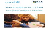 ghid managementul clasei pt pdf - Agenda Invatatorului...A face managementul clasei înseamnă a utiliza un set de instrumente de gestionare a relaţiilor dintre profesori şi elevi