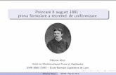Poincaré 8 august 1881 : prima formulare a teoremei de uniformizareghys.perso.math.cnrs.fr/exposes/Bucarest.pdf · 2015. 6. 13. · Amdemonstratca: 1 Singularitatileecuatiei(1),adicapuncteleunde˚iavaloarea