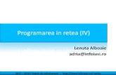 Programarea in retea (IV) - Alexandru Ioan Cuza Universityfenrir.info.uaic.ro/~adria/teach/courses/net/files/9rc... · 2015. 11. 14. · 2015 – 2016| Reţele de calculatoare –