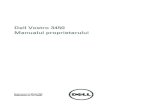 Dell Vostro 3450 Manualul proprietarului · 2013. 10. 25. · Reglementare de Model P19G Reglementare de Tip P19G001. Note, atenţionări şi avertismente ... utilizare a mărcii