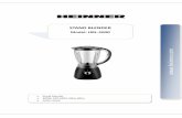 STAND BLENDER · 2020. 2. 11. · 9 Vă mulțumim pentru alegerea acestui produs! Înainte de a utiliza acest aparat, citiți cu atenție manualul de instrucțiuni și păstrați-l