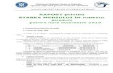 RAPORT privind - Brașov · 2019. 12. 18. · 2 Hidrogen sulfurat spectrofotometrică STAS 10814-76 3 Pulberi sedimentabile gravimetrică STAS 10195-75 ... un un precursor al pulberilor