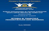 ISTORIA ŞI TRADIŢIILE MINORITĂŢILOR DIN ROMÂNIAistoria9.ro/wp-content/uploads/2020/03/12-Istoria-si...2020/03/12  · Evident pe teritoriul României de-a lungul secolelor a existat
