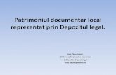 Patrimoniul documentar local reprezentat prin Depozitul legal. Studiu de caz martie 2015.pdf · 2015. 4. 1. · • J Oradea a eliminat documente din colecţia de depozit legal 228