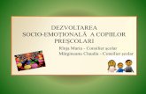 DEZVOLTAREA SOCIO-EMOȚIONALĂ A COPIILOR PREȘCOLARIcjraemm.ro/download/2017-2018/2018-02-05-dezvoltarea... · 2018. 2. 5. · practicile de socializare utilizate de cătrepărinţişieducatoare