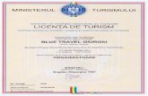 Blue Travel Romania | Agentie de turism giurgiu · agentie de turism de tip / type travel agency / agence de voyage de type ORGANIZATOARE MINISTRU, MINISTER / MINISTRE Bogdan Gheorghe