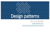 Design patterns - ASE · 2016. 4. 3. · Istoric Design-Pattern •1970 –primele modele legate de conceptual de Window si Desktop (Smalltalk, Xerox Parc, Palo Alto) •1978 –MVC