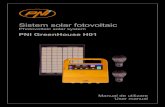 Sistem solar fotovoltaic · Sistem solar fotovoltaic. 1 Va rugam sa cititi cu atentie acest manual inainte de utilizarea produsului. Kit-ul solar reprezinta un sistem de alimentare