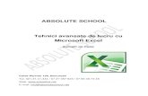 Tehnici avansate de lucru cu Microsoft EXCEL...2021/01/01  · ABSOLUTE SCHOOL Tehnici avansate de lucru cu Microsoft Excel SUPORT DE CURS Calea Plevnei 136, Bucuresti Tel. 021.31.41.444