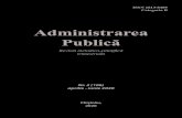 Publicăaap.gov.md/files/publicatii/revista/20/106.pdfCategoria B Administrarea Publică Nr. 2 (106), aprilie - iunie 2020 COLEGIUL REDACŢIONAL BALAN Oleg - redactor-şef, rector