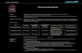 fisa tehnica TERMOBETON - Magazin online materiale de ... tehnica TERMOBETON.pdfDomeniu de utilizare, Se utilizează pentru izolarea termică a podurilor circulabile şi necirculabile,