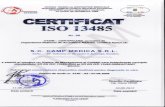 Camp Medica ISO 13485.pdf · OFICIUL TEHNIC de DISPOZITIVE MEDICALE Organism notificat conform Directivei Consiliului 93/42/EEC pentru dispozitive medicale, cu numar de identificare