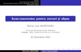 Scan-conversion pentru cercuri si elipsemunteanu/cursuri/Curs_03_an3.pdf · 2012. 10. 21. · Marian Ioan MUNTEANU Curs 3: Scan-conversion. Cuprins Scan-conversion pentru cercuri
