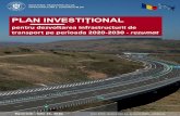PLAN INVESTIȚIONAL - APIXapix.ro/wp-content/uploads/2020/07/document-2020-07-22... · 2020. 7. 23. · PLAN INVESTIȚIONAL pentru dezvoltarea infrastructurii de transport pe perioada