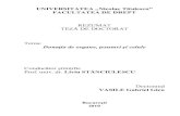 UNIVERSITATEA „Nicolae Titulescu” FACULTATEA DE DREPT · 2020. 8. 26. · 1 UNIVERSITATEA „Nicolae Titulescu” FACULTATEA DE DREPT REZUMAT TEZĂ DE DOCTORAT Tema: Donaţia