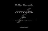 interior bartok colinde · 2019. 11. 22. · Culese de compozitor la începutul secolului XX, Melodiile de colinde au fost pentru prima dată publicate în 1918. Prima ediţie conţinea