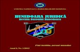Revista Baroului Hunedoara · 2013. 3. 21. · CD - Culegere de decizii ale Tribunalului Suprem dec. (civ.) - decizia civila dec. (pen.) - decizia penala înch. - încheierea p. -