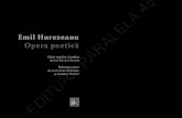 Emil Hurezeanu Opera poetică - Editura Paralela 45 · 2017. 5. 19. · 85 FEMEIA LA TREIZECI DE ANI De-acum tu eşti repartizată în provincia scadentă a biologiei Şi nu acolo
