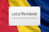 Lotul României - ARDOR · Șerban Pitic - antrenorul Șerban Pitic și-a început cariera în dezbateri și public speaking încă de pe băncile liceului, când a participat la