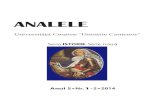 ANALELE · 2016. 6. 17. · Analele Universităţii Creştine „Dimitrie Cantemir”, Seria Istorie–Serie nouă este o revistă ştiinţifică a Facultăţii de Istorie a Universităţii