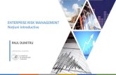 ENTERPRISE RISK MANAGEMENTasfromania.ro/edu/wp-content/uploads/2020/03/LA-Paul...• Managementul performanței. • Managementul operațiunilor. • Controlul intern, guvernanță.