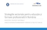 MINISTERUL EDUCAȚIEI NAȚIONALE - EurActiv...2019/01/30  · Strategia privind reducerea părăsirii timpurii a școlii în România (II) 6 Pilonul III: Reintegrarea în sistemul