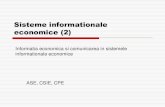 Sisteme informationale economice - 2 - ASEia.ase.ro/SIE/SIE-2-2013.pdfDimensiune Definiţie: Măsura în care … Obiectivitate datele sunt nepărtinitoare, imparţiale Relevanţă