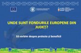 UNDE SUNT FONDURILE EUROPENE DIN JUDEȚ · 2019. 12. 12. · Proiecte bauturi - GBER. 2. Proiecte procesare produse pomicole. 4. INDICATORI DE REALIZARE prin PNDR 2020. CRFIR 7. Sprijin