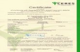 Lechburg | Lechburg · 2017. 9. 1. · certificat face refer-ire numai la modul de productie ecologica, nu si la aspecte legate de ca/itatea produselor) CERES GmbH Vorderhaslach 1