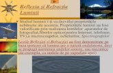 Reflexia şi Refracţia - clasa a IX-a_Fișa1...2020/05/08  · Reflexia luminii Definiție: Reflexia luminii este fenomenul de întoarcere a luminii în mediul din care a venit, când