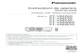 Instrucţiuni de operare - Panasonic...2019/09/25  · Citiţi înainte de prima utilizare Pentru mai multe informații despre acest produs, vă rugăm să citiți „Instrucţiuni