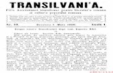 TRANSILVANIA. - BCU Clujdspace.bcucluj.ro/bitstream/123456789/7521/1/BCUCLUJ_FP... · 2016. 4. 6. · TRANSILVANIA. Fofa Âsociatiunei transilvane pentru literatura romana si cultur'a