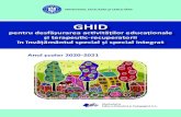 GHID - Edueducatiacontinua.edu.ro/source/ghiduri/Invatamant Special... · 2020. 8. 31. · GHID pentru desfășurarea activităților educaționale și terapeutic-recuperatorii în