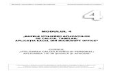 MODULUL 4 - Liceul Tehnologic LIVIU REBREANU 4 Excel2007_RO.pdf · 2013. 11. 27. · Suport de curs pentru Modulul: „Bazele utilizării aplicaţiilor de calcul tabelar; aplicaţia