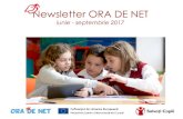 iunie - septembrie 2017 de net_Asociatia Salvati... · 2020. 12. 14. · Campania de promovare – Ora de Net În anul 2017, ... pentru tineri axat pe Drepturile copiilor în mediul