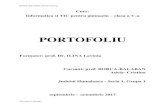 PORTOFOLIUinformaticainscoli.ro/lib/exe/fetch.php?media=wiki:...necesare pentru lecţie. Elevii îşi organizează locul de muncă Explicaţia Anunţarea temei lecţiei 1 Anunţ tema