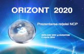 ORIZONT 2020 - IFA · ORIZONT 2020 Prezentarea rețelei NCP INFO-DAY ERC și EURATOM 5 martie 2014. Rețeaua NCP se prezintă! • Structura stabilită și finanțată de guvernul
