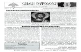 CALEA ORTODOXĂ · 2020. 11. 2. · CALEA ORTODOXĂ Revistă creștin-ortodoxă, cu caracter hristocentric și eclesiocentric Anul I, Nr. 1, noiembrie 2020 Editorial De ce încă
