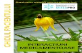 Asocia˜ia Pacien˜ilor cu Neoplazii MieloProliferative MIELOPROmielopro.ro/.../01/Brosura-Interactiuni-Medicamentoase.pdfcauzate de interacțiunile dintre medicamente. Această incidență